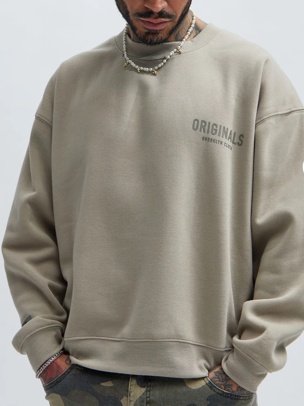 Brooklyn Cloth Originals Crewneck Sweatshirt SIZE XL
